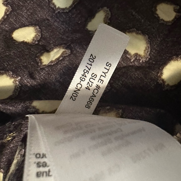 NWT J. Crew poplin patterned midi tie dress XXS - Picture 7 of 7